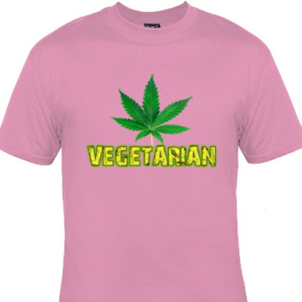 "VEGETARIAN" BRAND NEW UNISEX TEE. - Picture 3 of 4